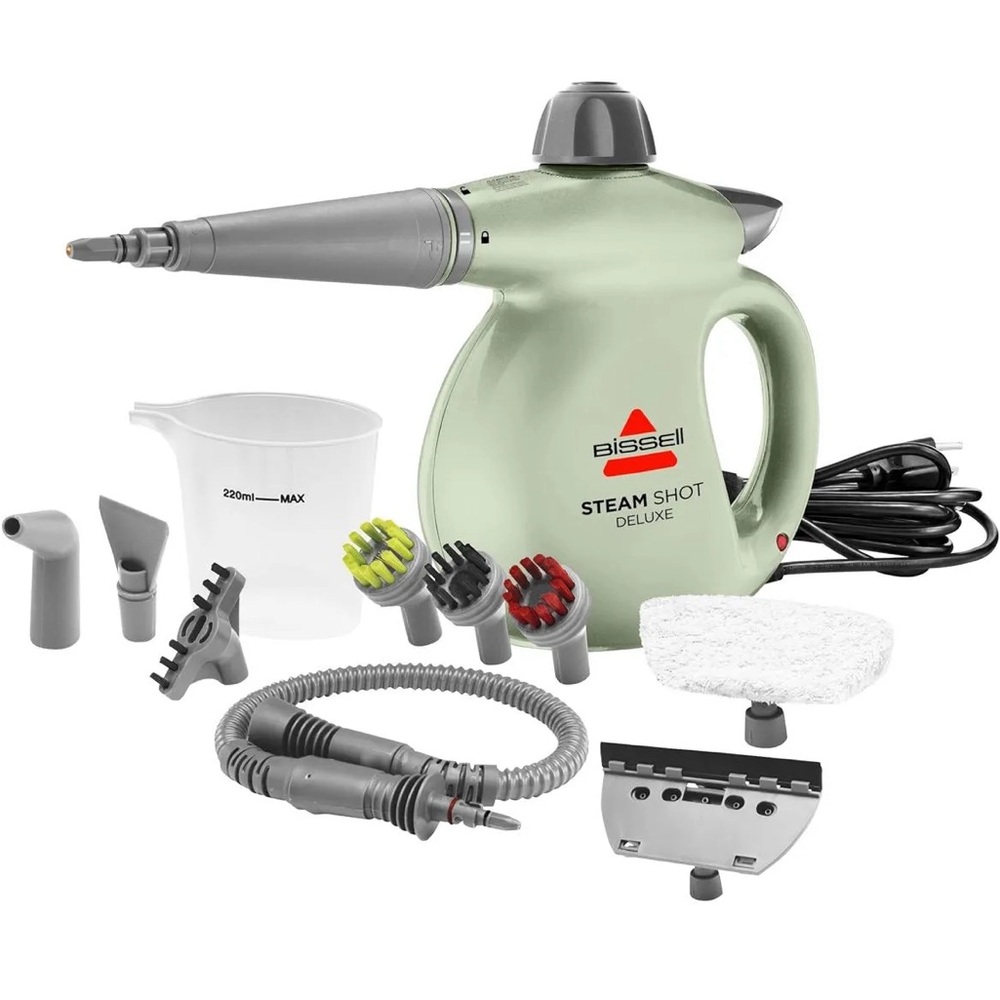 Bissell Steam Shot Deluxe Handheld Steamer - Mint Green and Gray